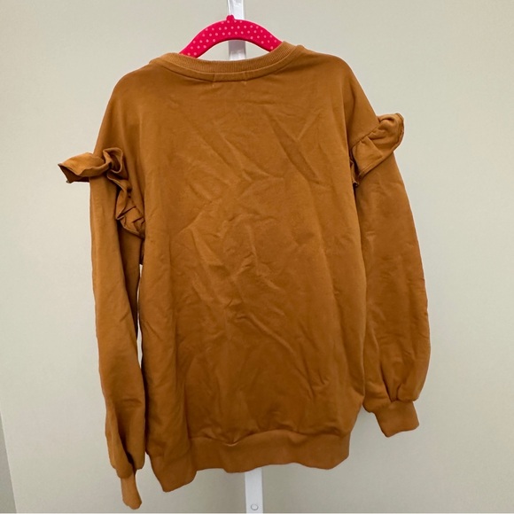 MILES THE LABEL Lasso Heart on Dijon Terry Top SIZE 8y - Picture 5 of 5